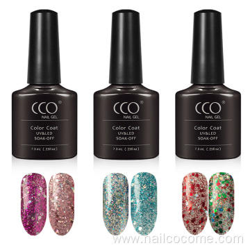 CCO Factory Directory Sale Acrylic Transparent Color Charm Limit Velvet Nail Polish